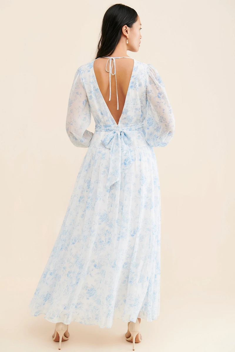 LDT Open Back Goddess Gown