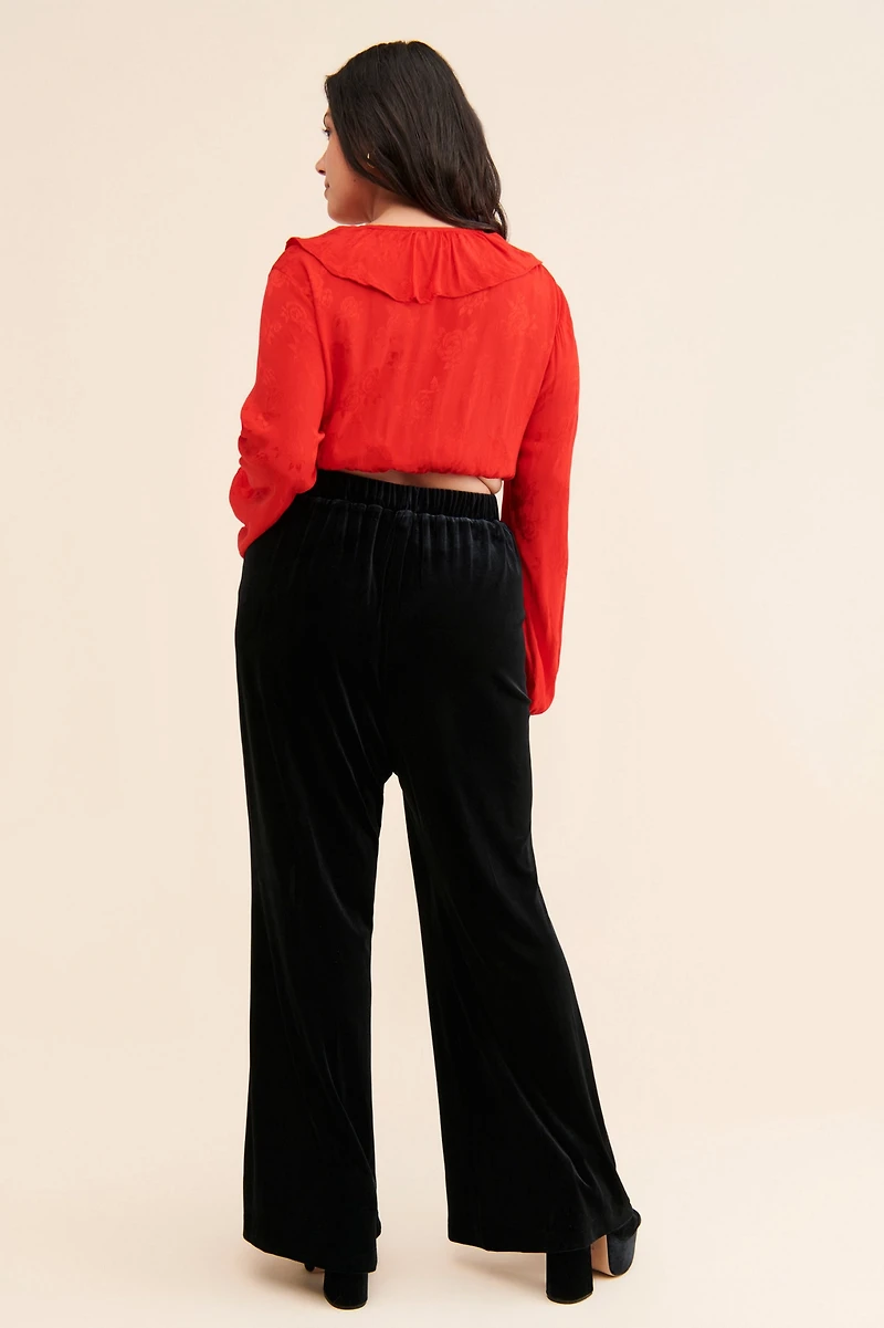 Eloquii Flare Leg Tuxedo Trousers