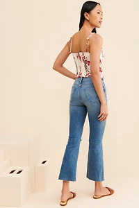 Hudson Barbara High Rise Cropped Jeans