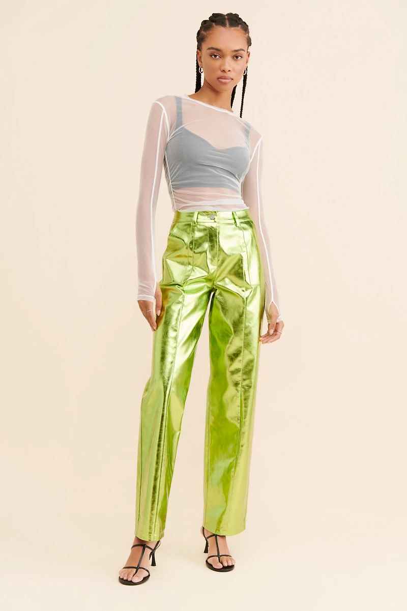 4th & Reckless Zelda Metallic Pants
