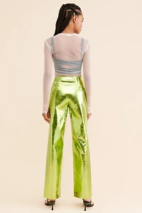 4th & Reckless Zelda Metallic Pants