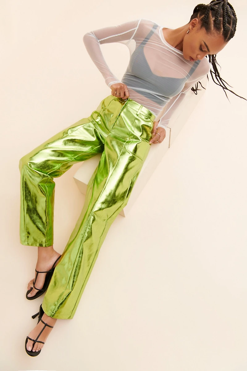 4th & Reckless Zelda Metallic Pants