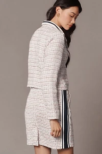 Maeve Sporty Trim Tweed Jacket