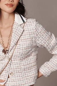 Maeve Sporty Trim Tweed Jacket