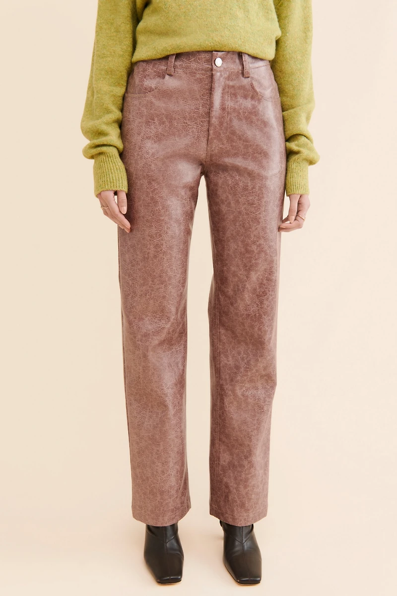 Hosbjerg Nynne Vegan Leather Pants