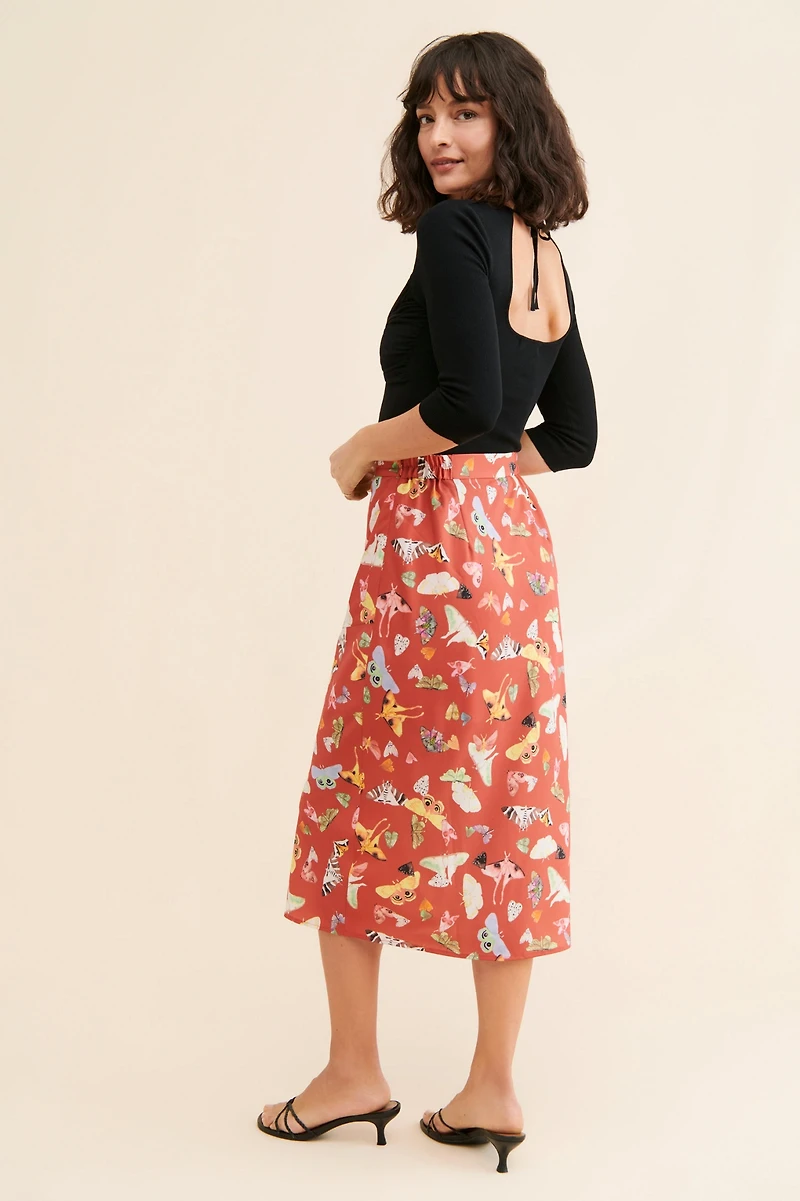 Hutch Butterfly Printed Skirt