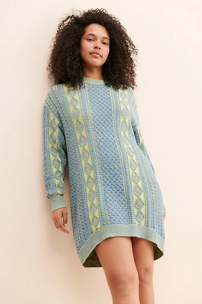 Back Beat Co. Fisherman Sweater Dress