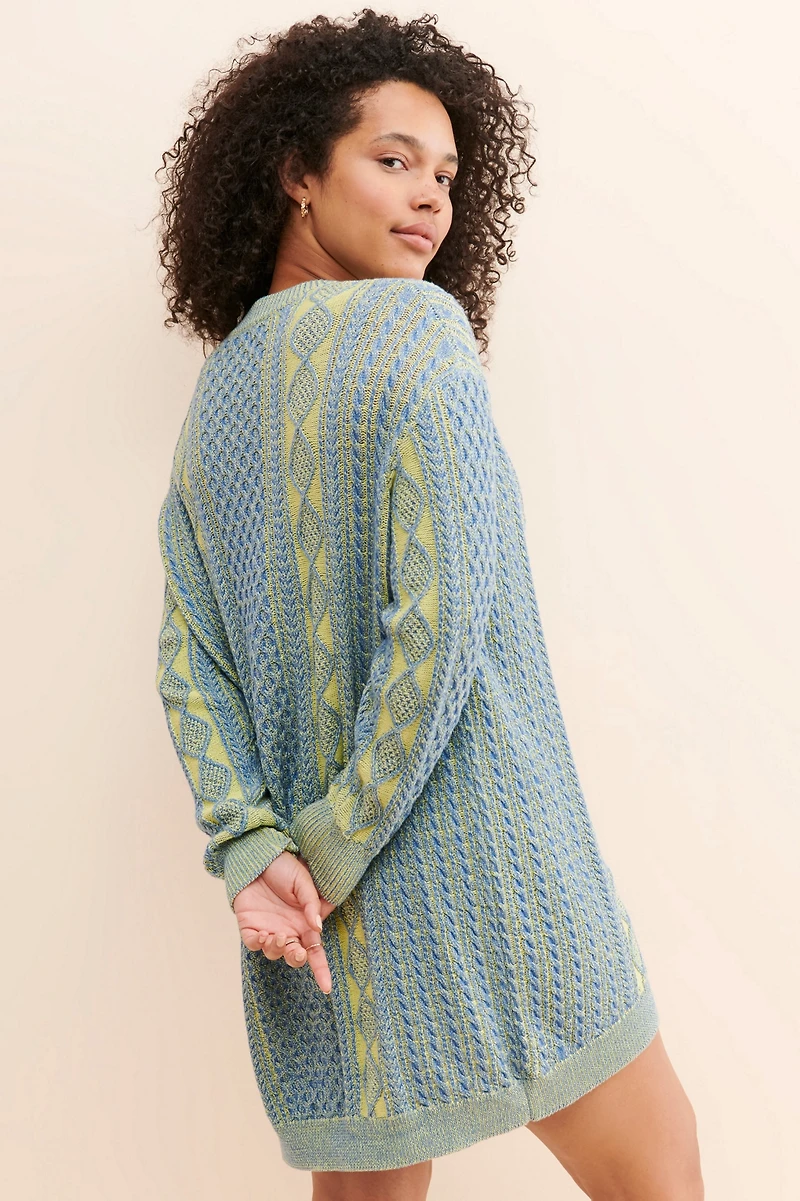Back Beat Co. Fisherman Sweater Dress