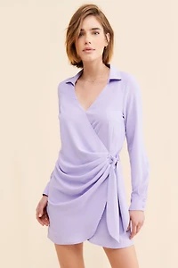 g.p.d. Mini Wrap Dress