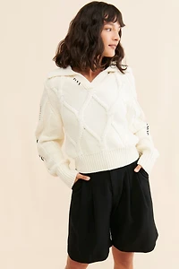 En Saison Lena Knit Top