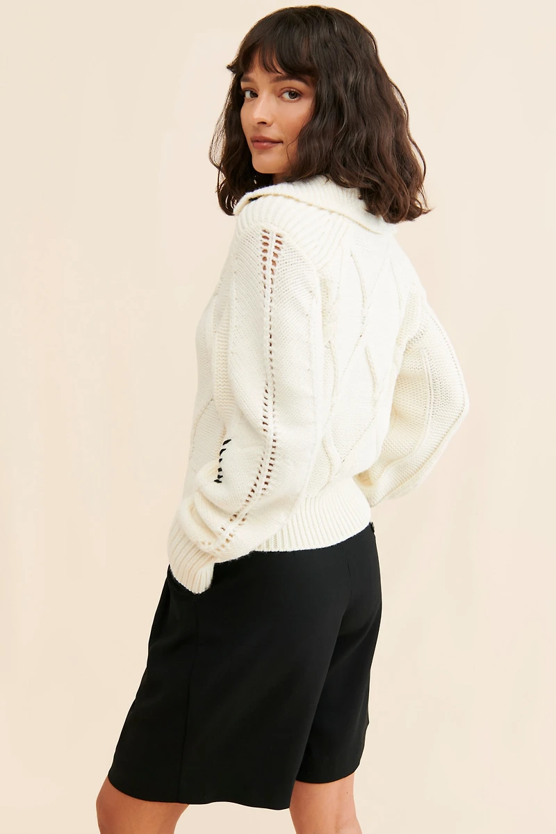 En Saison Lena Knit Top