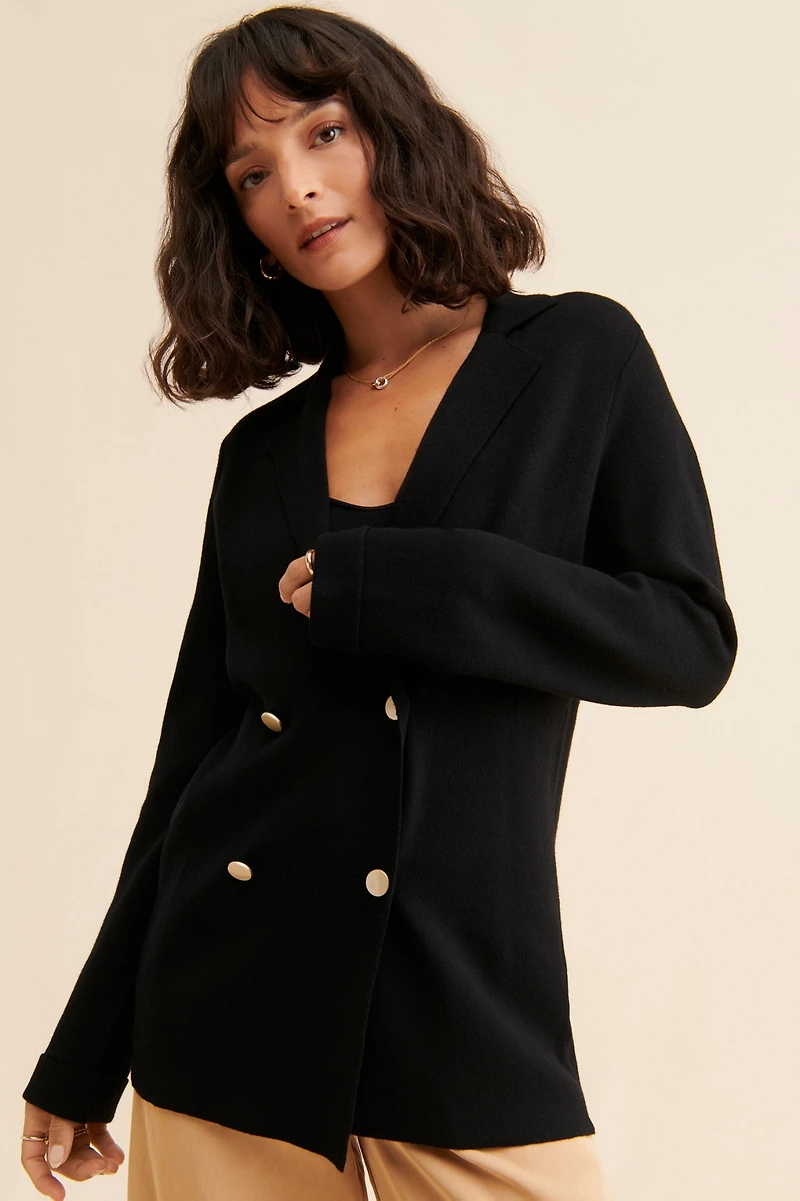 RD Style Sweater Knit Blazer