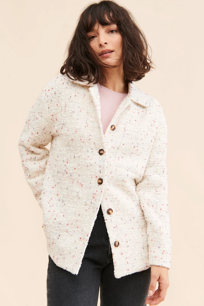Favorite Daughter Talullah Tweed Shirt Jacket