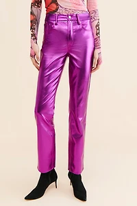 Good American Icon Metallic Jeans