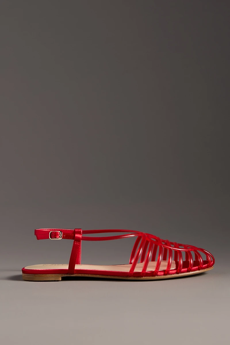 For Love & Lemons Penny Strappy Flats