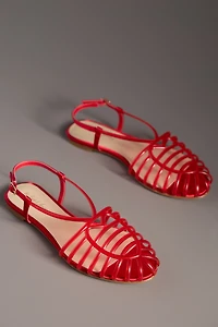 For Love & Lemons Penny Strappy Flats