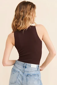Fashion Union Crew Neck Fitted Bodysuit