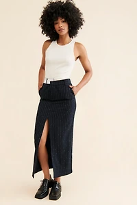 Steve Madden Maaike Pinstripe Skirt