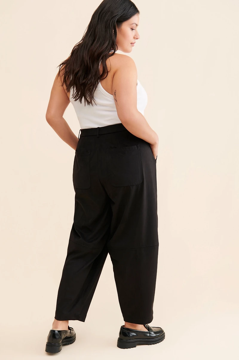 Eloquii Faux Suede Trousers