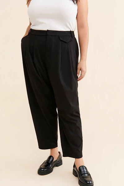 Eloquii Faux Suede Trousers
