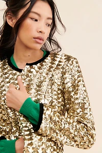 Hutch Pepper Sequined Jacket