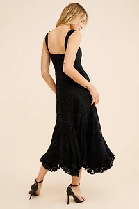 Hutch Lace Corset Midi Dress
