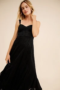 Hutch Lace Corset Midi Dress