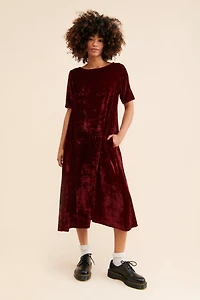 Rujuta Sheth Velvet Flare Dress