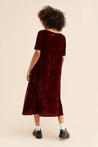 Rujuta Sheth Velvet Flare Dress