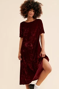 Rujuta Sheth Velvet Flare Dress