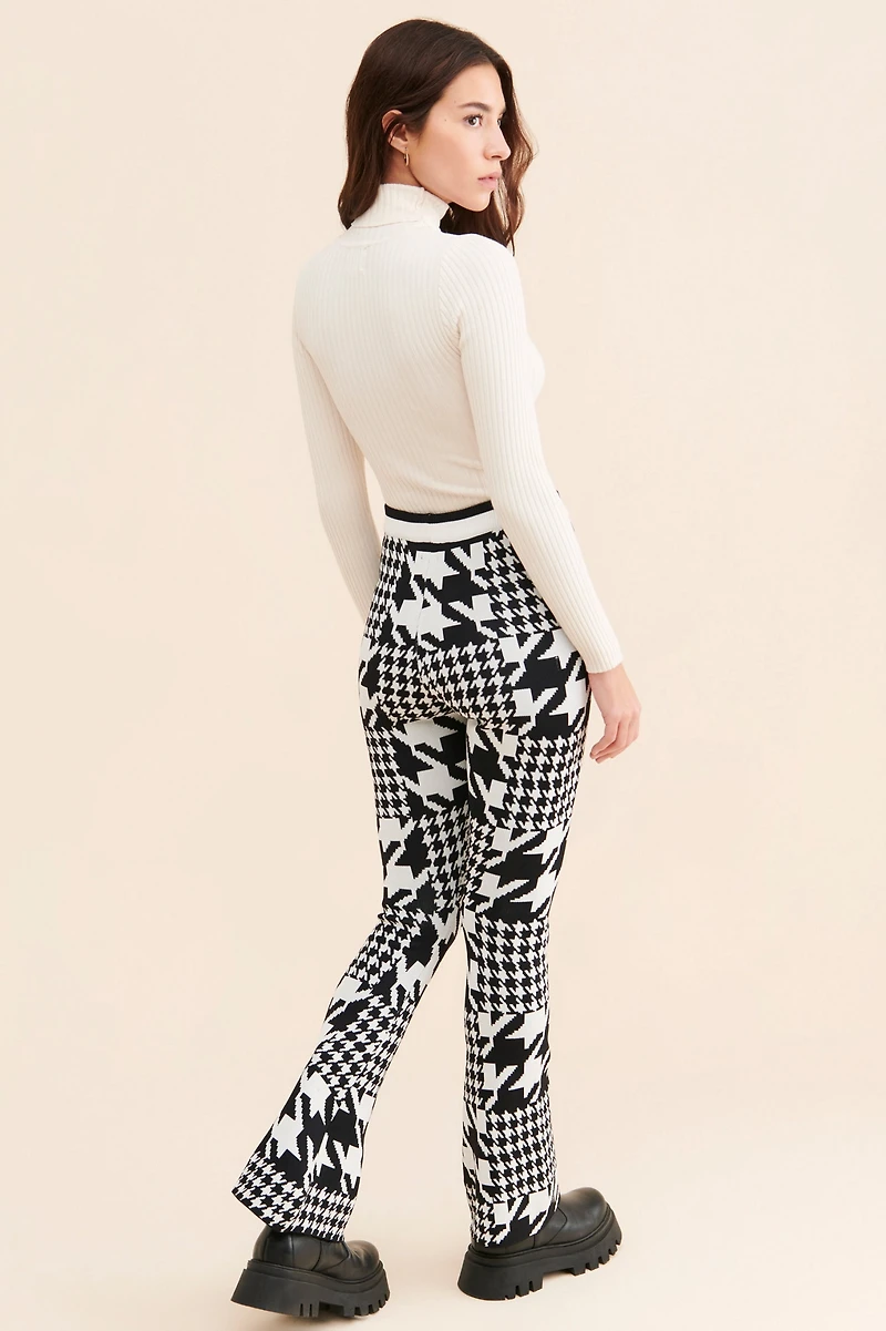 Year Of Ours Houndstooth Winter Flare Pants