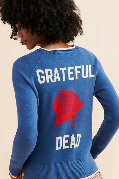 Letluv Grateful Dead Rose Pullover