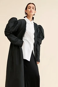 Samant Chauhan Evening Puff-Sleeve Cape