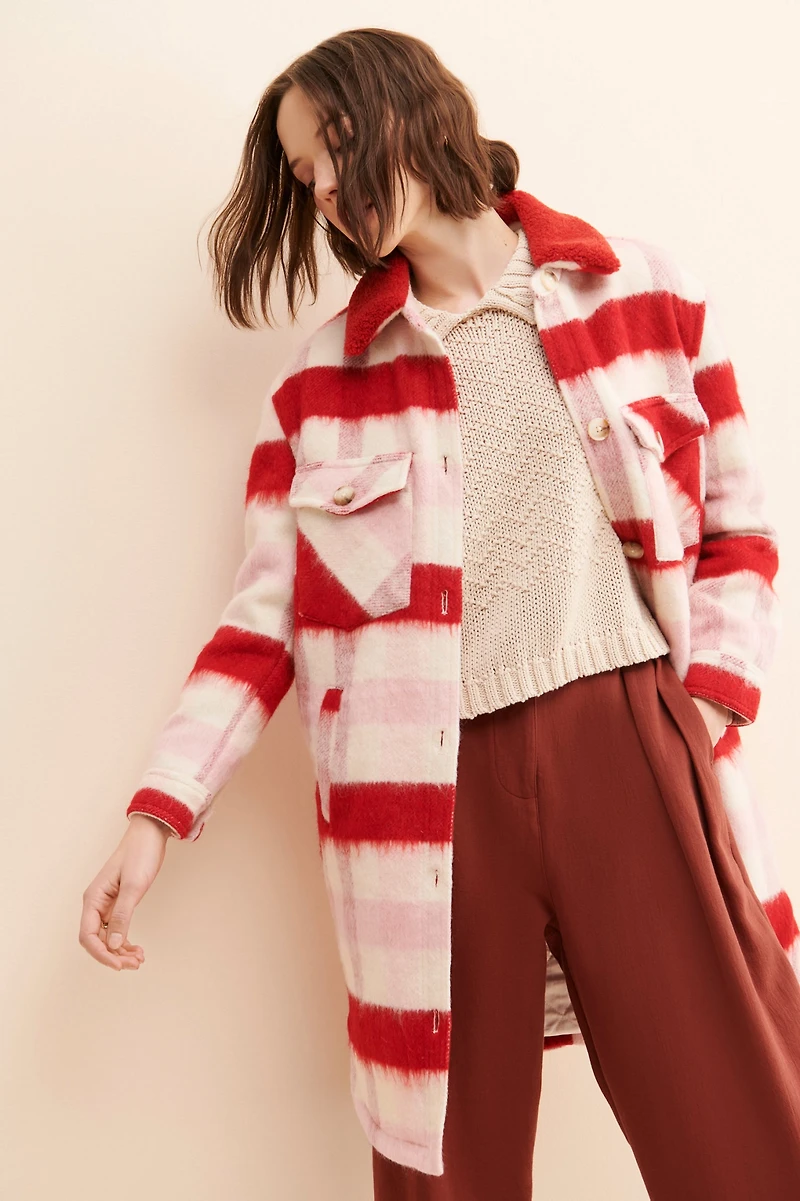 [BLANKNYC] Cherry Pick Shirt Jacket