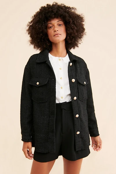 Line + Dot Zoey Shirt Jacket