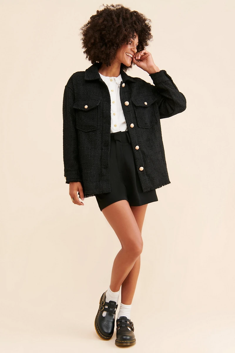 Line + Dot Zoey Shirt Jacket