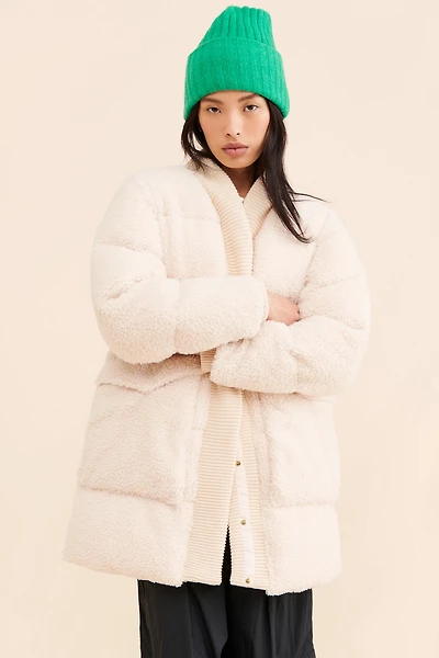 Varley Wynn Sherpa Puffer Coat