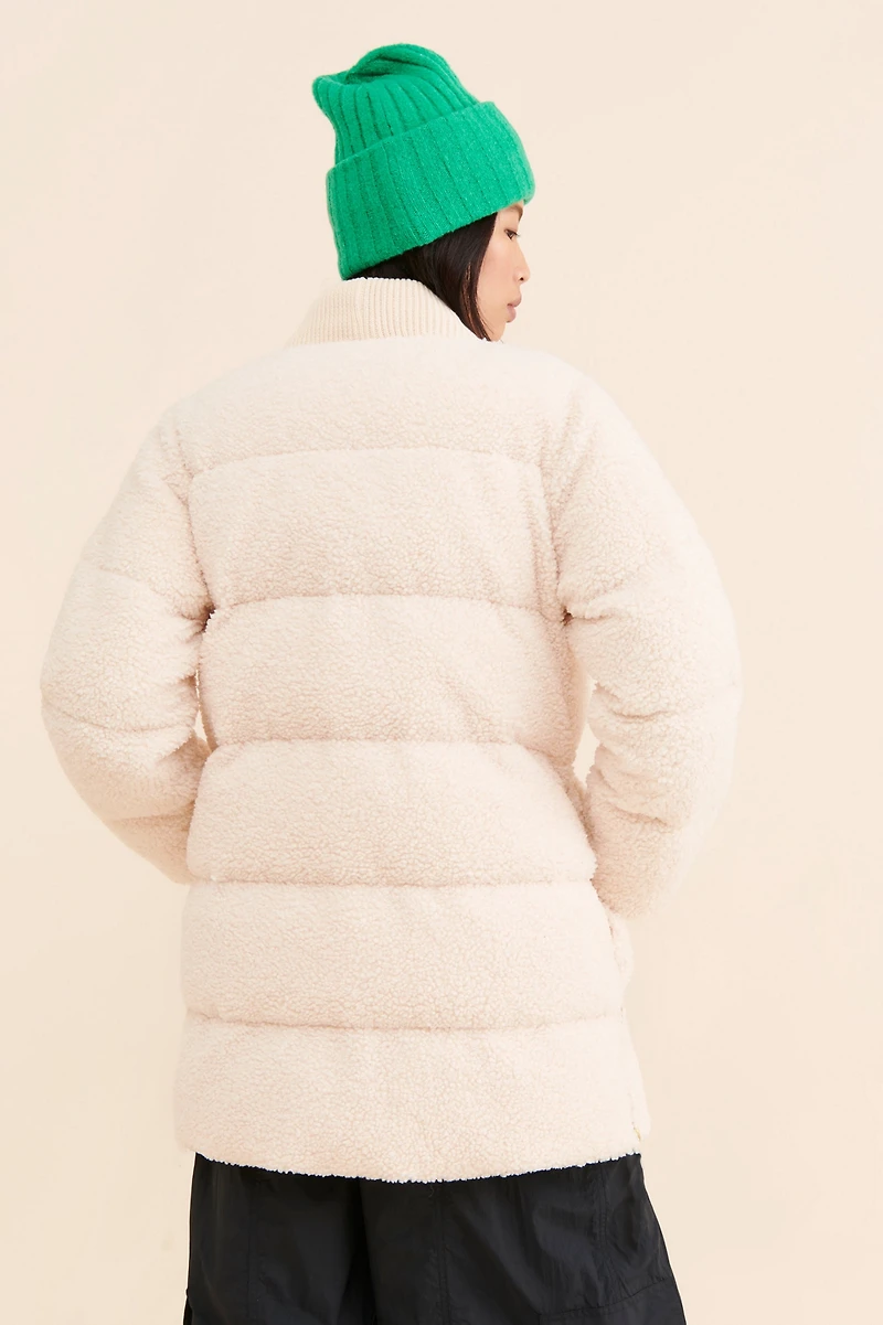 Varley Wynn Sherpa Puffer Coat