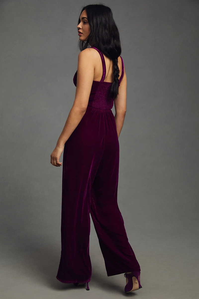 Du Paradis Velvet Corset Jumpsuit