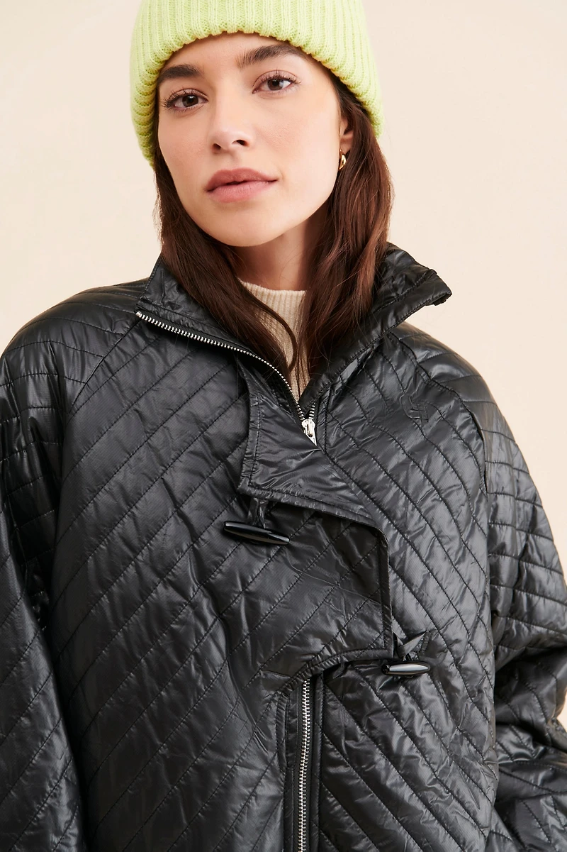 Moon River Oversized Quilted Puffer Coat