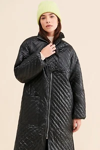 Moon River Oversized Quilted Puffer Coat