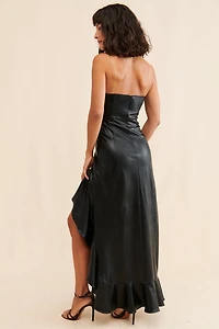 Amanda Uprichard Symone Vegan Leather Dress