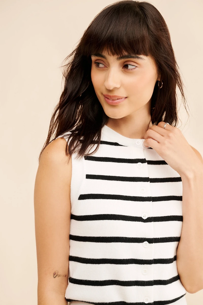 4th & Reckless Anine Knit Waistcoat