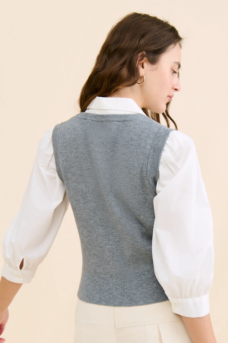 4th & Reckless Anine Knit Waistcoat