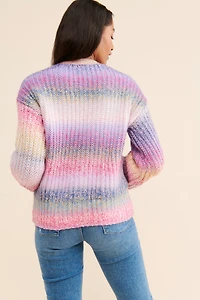 BB Dakota Striped Cardigan