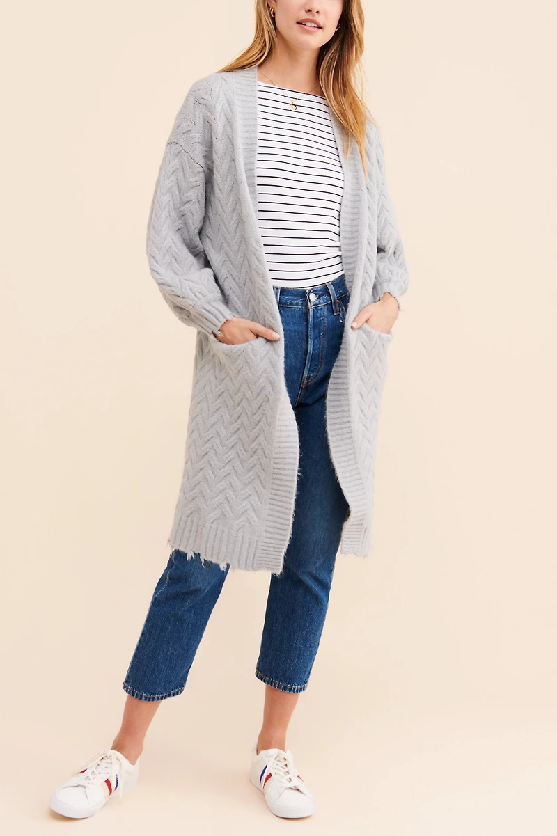 Little Lies Lana Cable Knit Cardigan