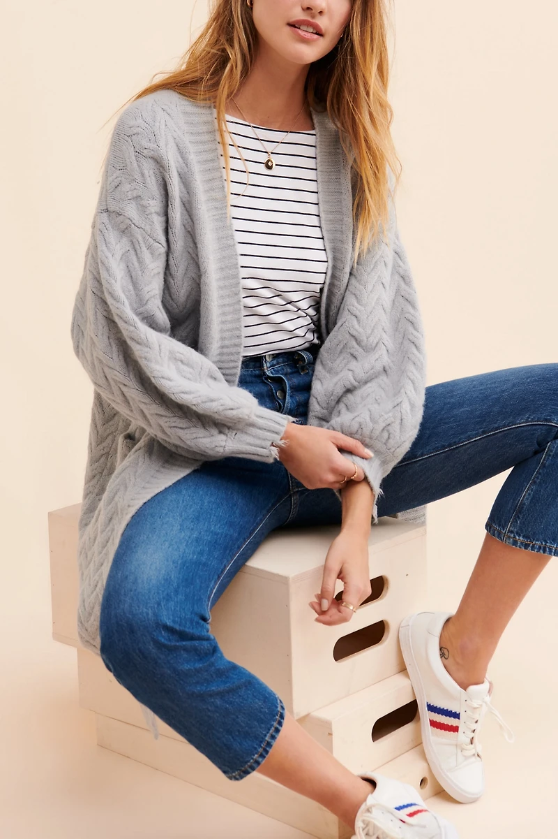 Little Lies Lana Cable Knit Cardigan