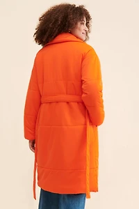 Avec Les Filles Blanket Puffer Coat