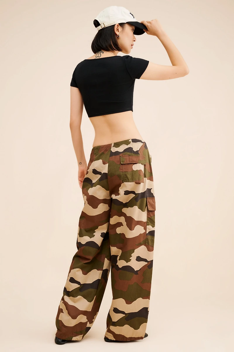Good American Parachute Pants