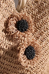 Dolce Vita Raffia Slouchy Bag